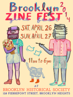 Brooklyn Zine Fest 2014 poster